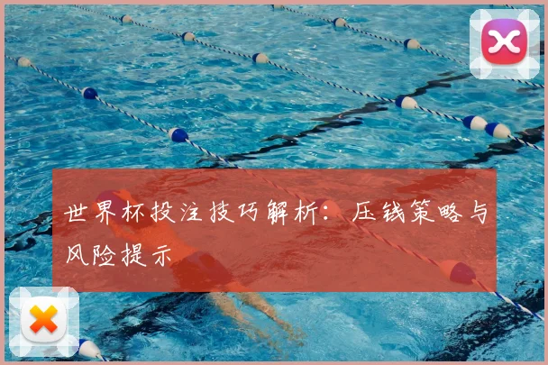 世界杯投注技巧解析：压钱策略与风险提示