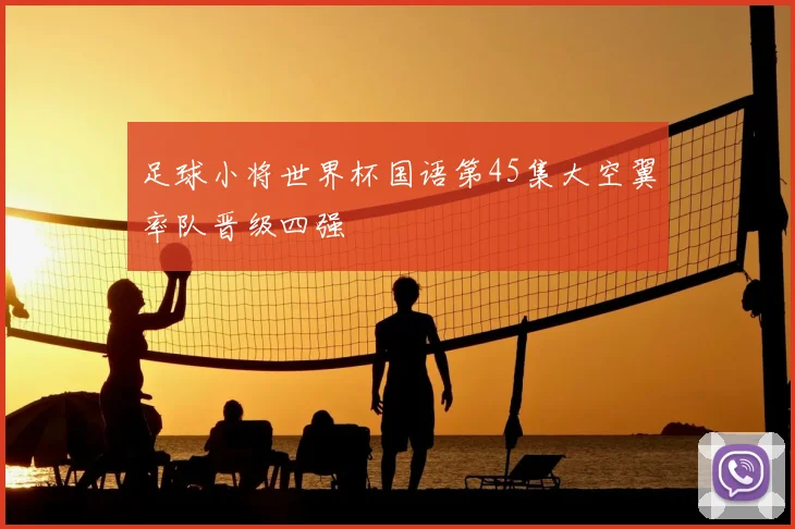 足球小将世界杯国语第45集大空翼率队晋级四强